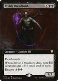 Image for Elvish Dreadlord (Extended Art) (647) (Commander Legends) - Magic: The Gathering