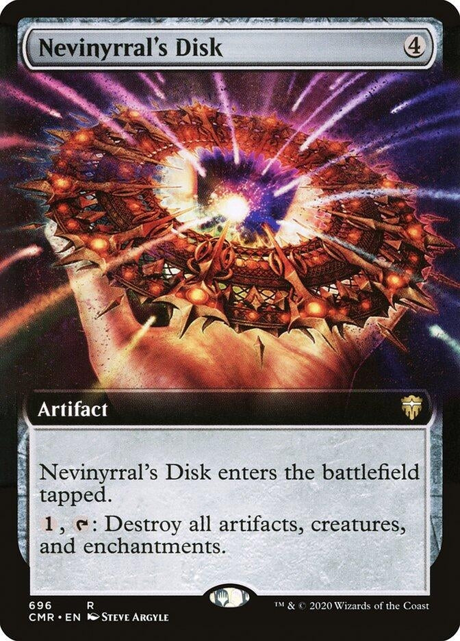 Image for Nevinyrral's Disk (Extended Art) (696) (Commander Legends) - Magic: The Gathering
