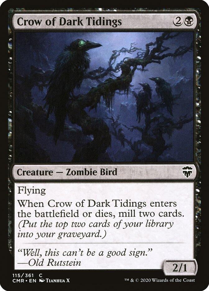 Image for Crow of Dark Tidings (115) (Commander Legends) - Magic: The Gathering