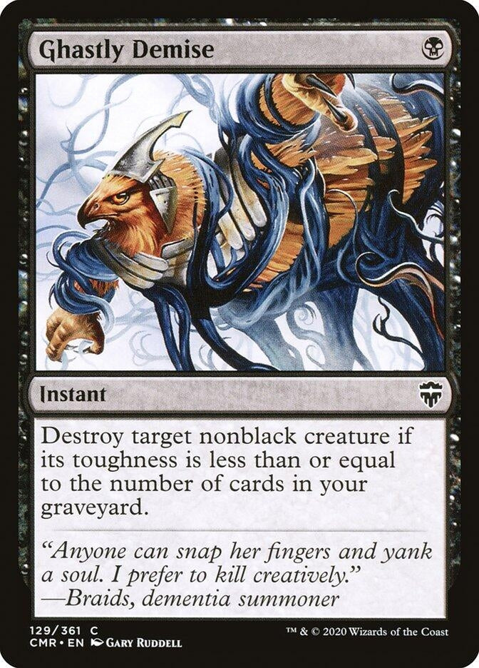 Image for Ghastly Demise (129) (Commander Legends) - Magic: The Gathering