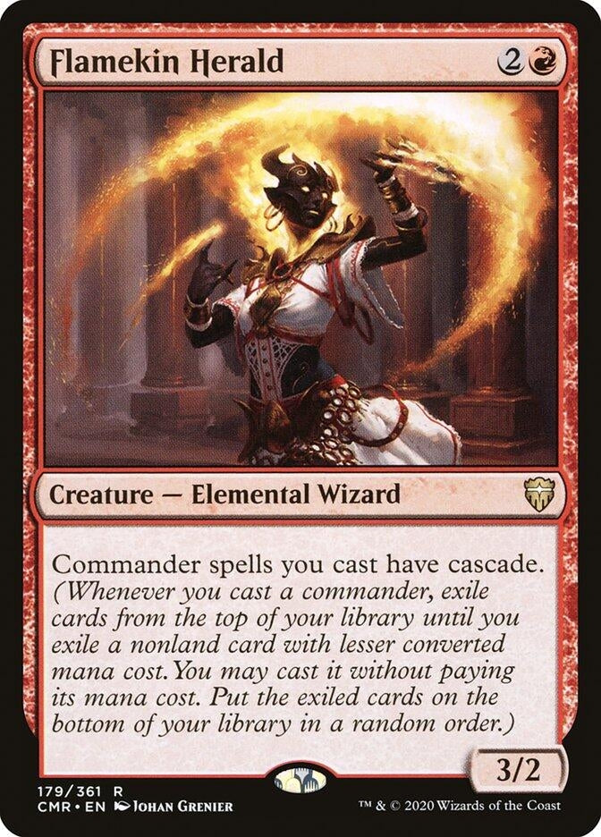 Image for Flamekin Herald (179) (Commander Legends) - Magic: The Gathering