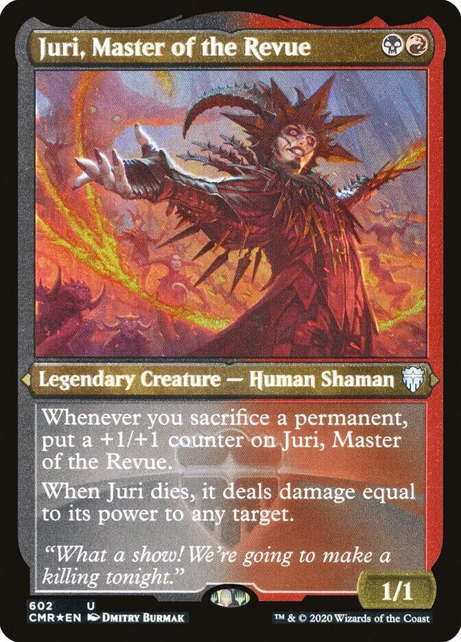 Image for Juri, Master of the Revue (Foil Etched) (602) (Commander Legends) - Magic: The Gathering