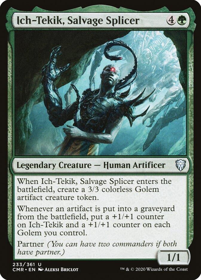 Image for Ich-Tekik, Salvage Splicer (233) (Commander Legends) - Magic: The Gathering