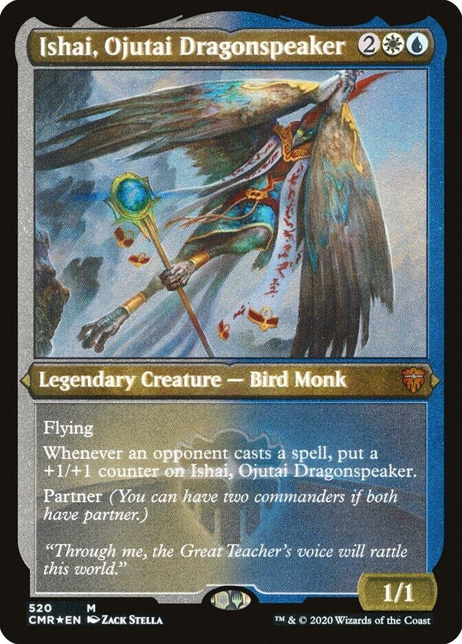 Image for Ishai, Ojutai Dragonspeaker (Foil Etched) (520) (Commander Legends) - Magic: The Gathering