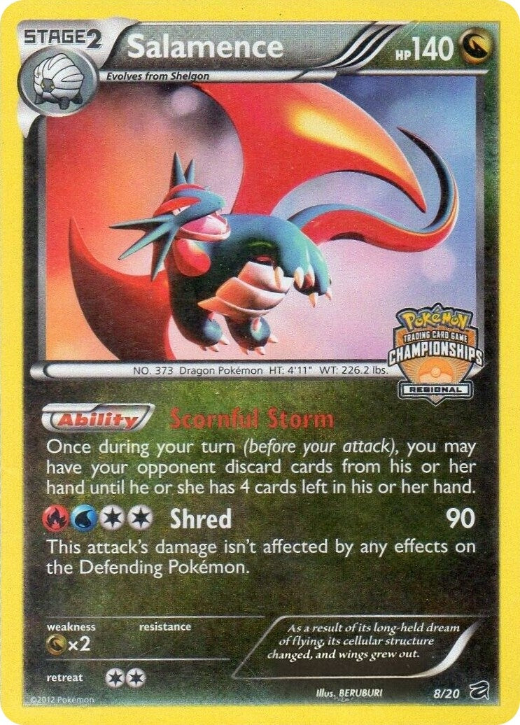 Image for Salamence - 8/20 (Regional Championships) (008/020) (PR) - Pokemon