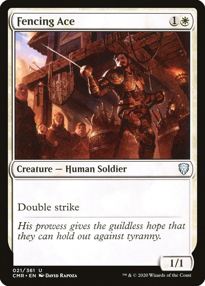 Image for Fencing Ace (21) (Commander Legends) - Magic: The Gathering