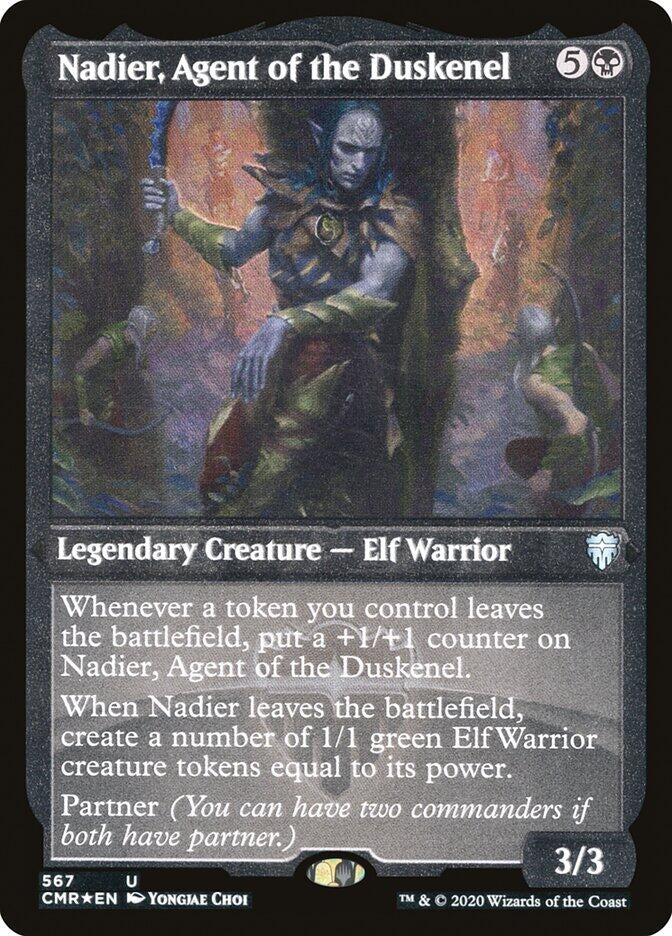 Image for Nadier, Agent of the Duskenel (Foil Etched) (567) (Commander Legends) - Magic: The Gathering