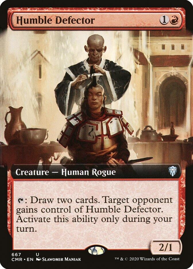 Image for Humble Defector (Extended Art) (667) (Commander Legends) - Magic: The Gathering