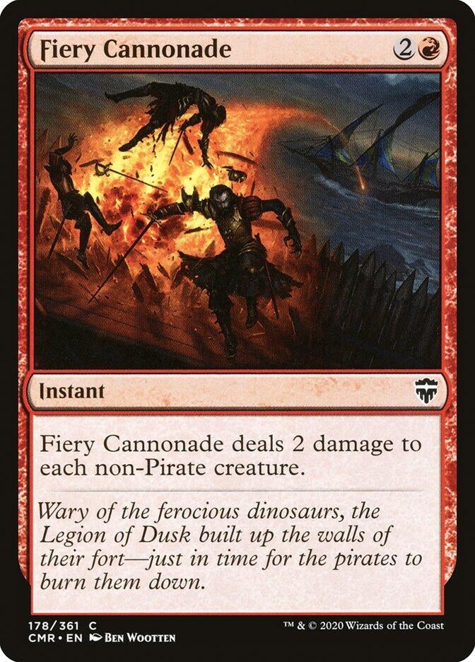 Image for Fiery Cannonade (178) (Commander Legends) - Magic: The Gathering