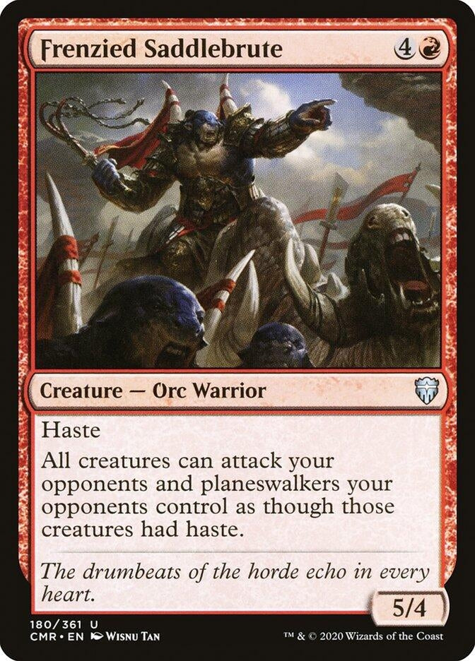 Image for Frenzied Saddlebrute (180) (Commander Legends) - Magic: The Gathering