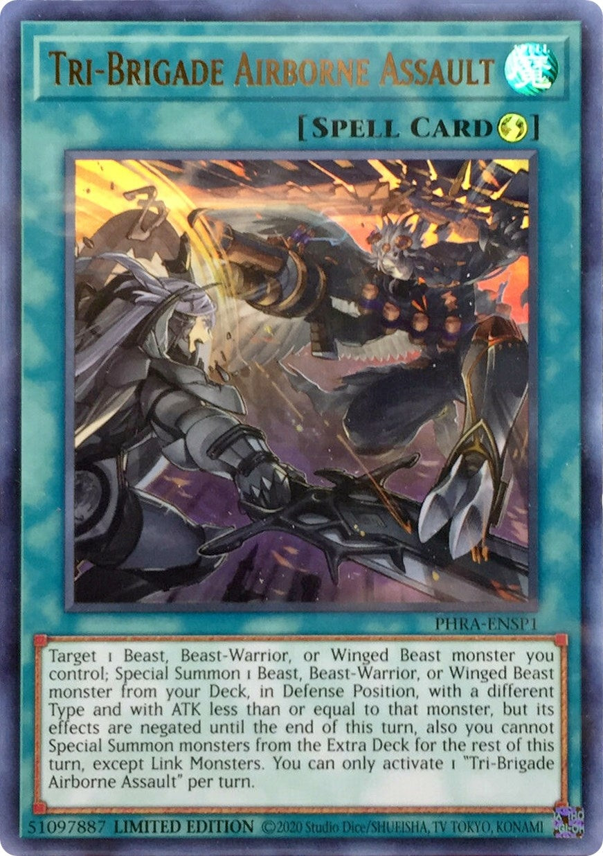 Image for Tri-Brigade Airborne Assault (UR) (PHRA-ENSP1) (PHRA-ENSP1) (PHRA) - YuGiOh