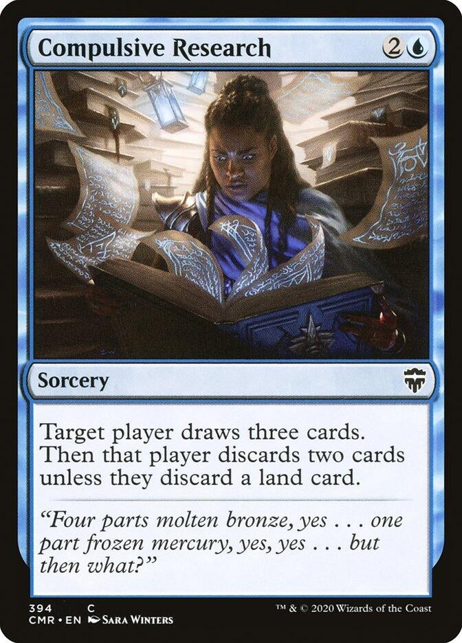 Image for Compulsive Research (394) (Commander Legends) - Magic: The Gathering