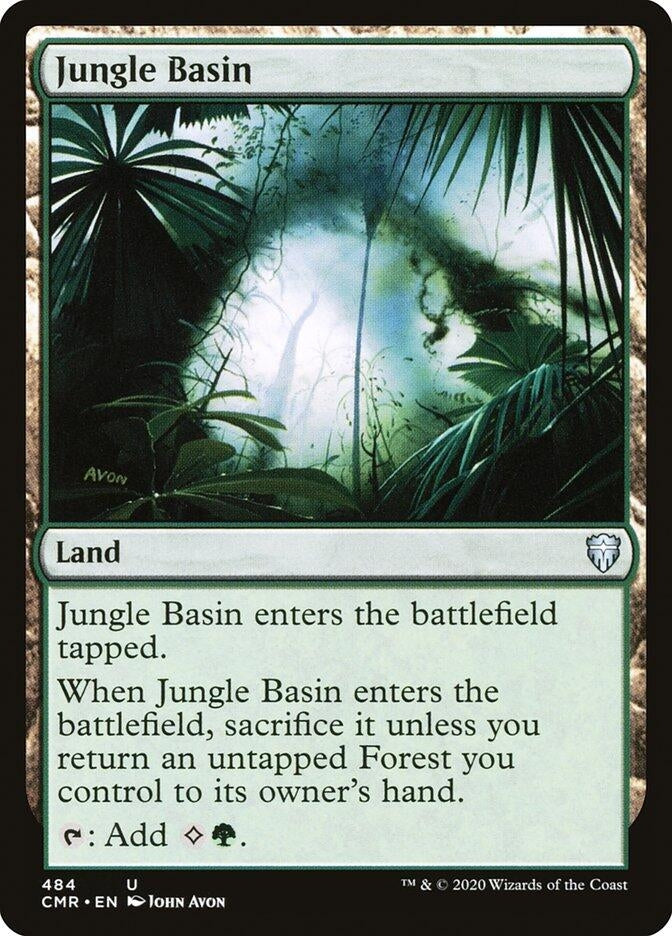 Image for Jungle Basin (484) (Commander Legends) - Magic: The Gathering