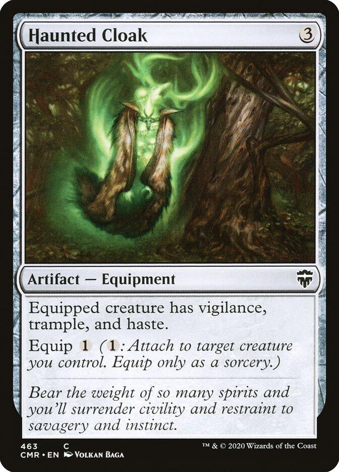 Image for Haunted Cloak (463) (463) (Commander Legends) - Magic: The Gathering