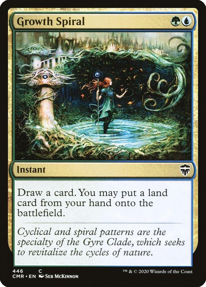 Image for Growth Spiral (446) (Commander Legends) - Magic: The Gathering