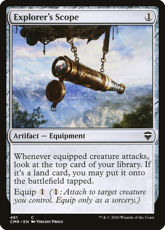 Image for Explorer's Scope (461) (Commander Legends) - Magic: The Gathering