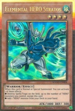 Elemental HERO Stratos (MAGO-EN004) (MAGO)