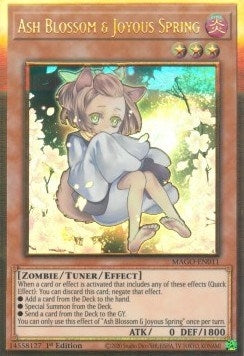Ash Blossom & Joyous Spring (Alternate Art) (MAGO-EN011) (MAGO)
