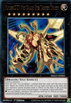 Image for Number C107: Neo Galaxy-Eyes Tachyon Dragon (MAGO-EN063) (MAGO) - YuGiOh