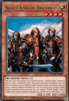 Image for Noble Knight Brothers (MAGO-EN083) (MAGO) - YuGiOh