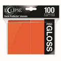 Image for PRO-Gloss Eclipse Standard Deck Protector Sleeves - Pumpkin Orange (100-Pack) - Card Sleeves