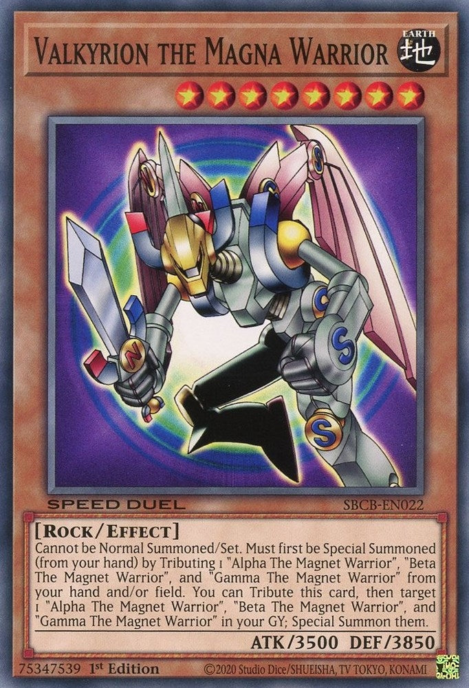 Image for Valkyrion the Magna Warrior (SBCB-EN022) (SBCB) - YuGiOh