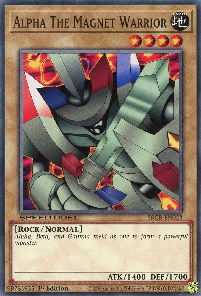 Image for Alpha The Magnet Warrior (SBCB-EN023) (SBCB) - YuGiOh
