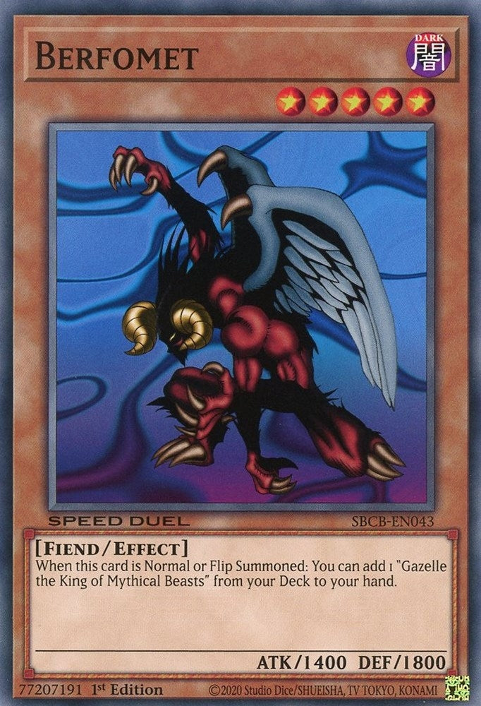 Image for Berfomet (SBCB-EN043) (SBCB) - YuGiOh