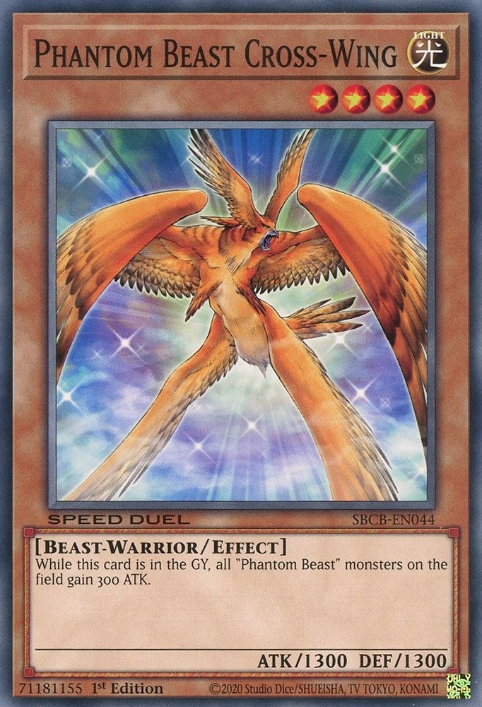 Image for Phantom Beast Cross-Wing (SBCB-EN044) (SBCB) - YuGiOh