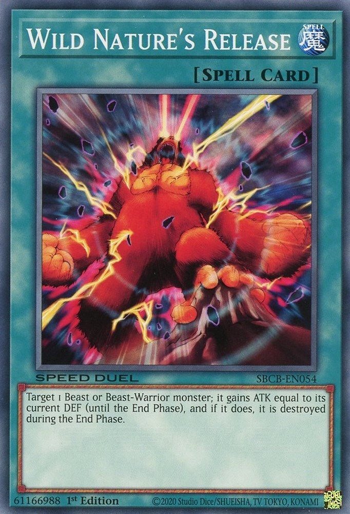 Image for Wild Nature's Release (SBCB-EN054) (SBCB) - YuGiOh