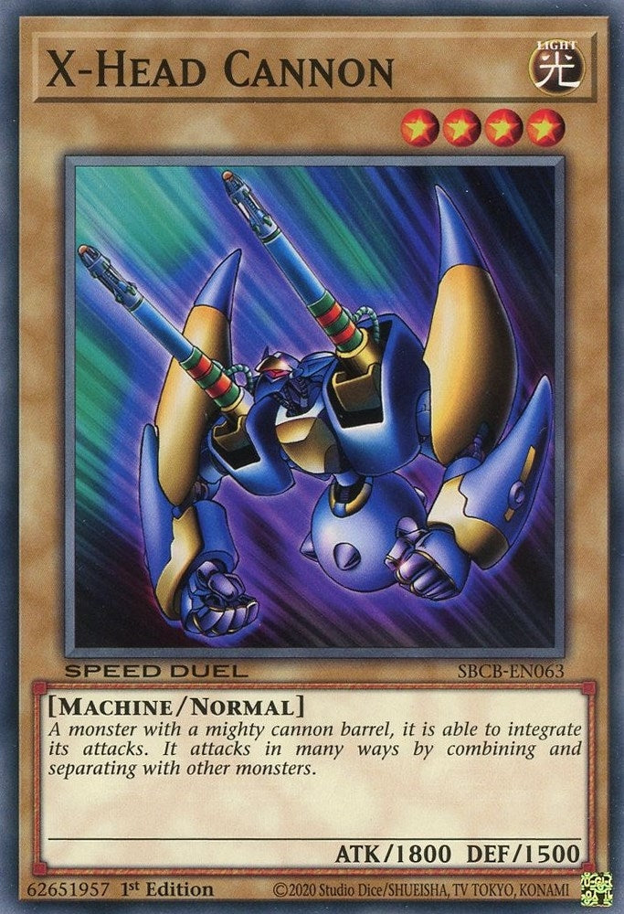 Image for X-Head Cannon (SBCB-EN063) (SBCB) - YuGiOh
