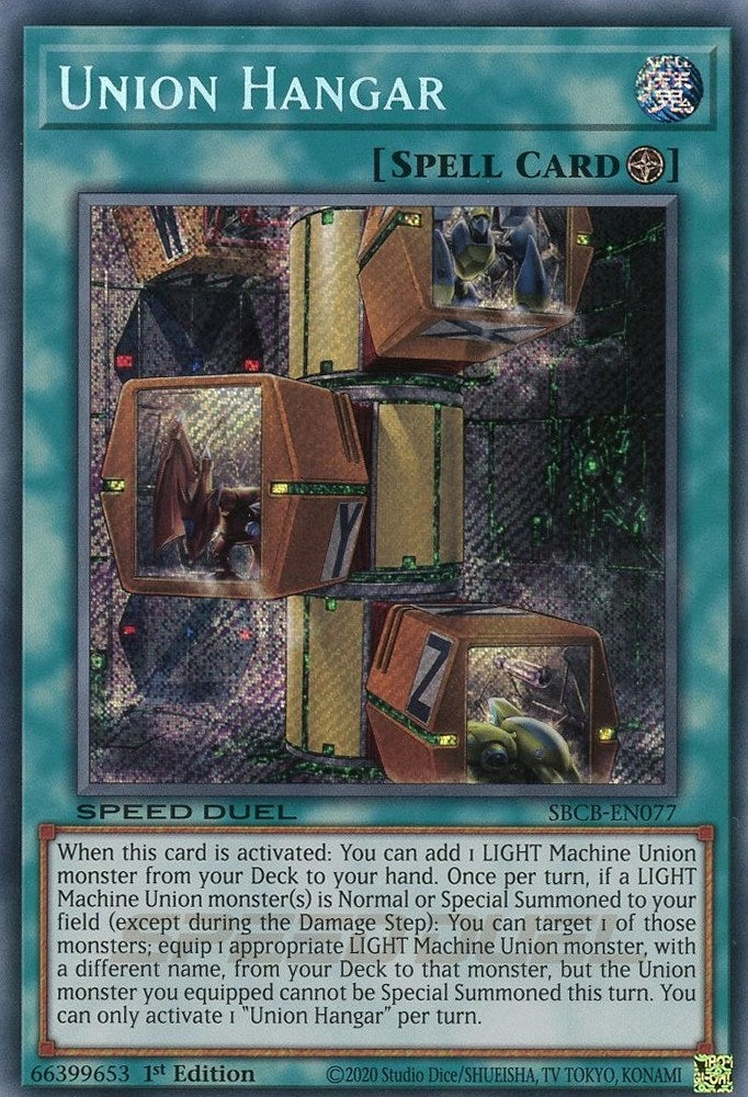 Image for Union Hangar (Secret) (SBCB-EN077) (SBCB) - YuGiOh