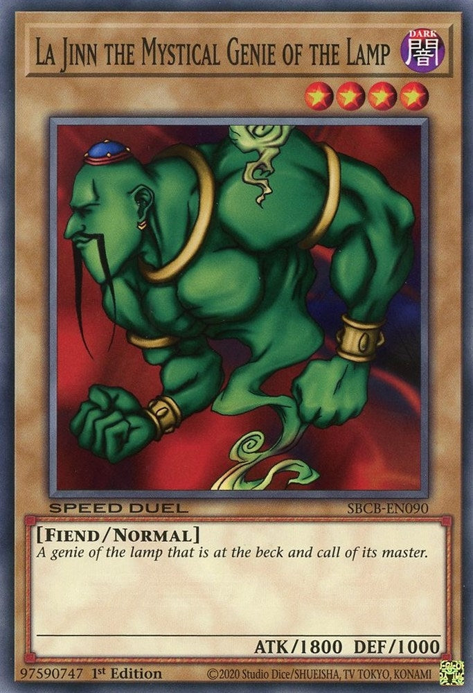 Image for La Jinn the Mystical Genie of the Lamp (SBCB-EN090) (SBCB) - YuGiOh