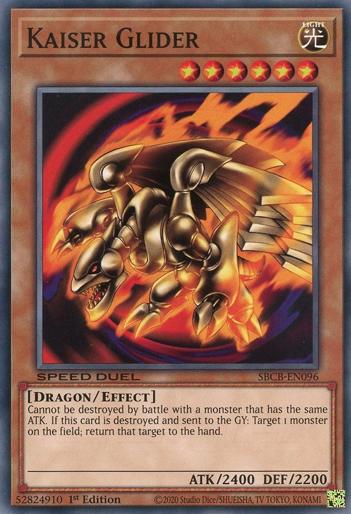 Image for Kaiser Glider (SBCB-EN096) (SBCB) - YuGiOh