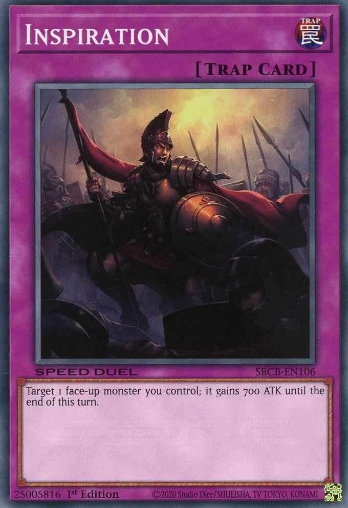 Image for Inspiration (SBCB-EN106) (SBCB) - YuGiOh