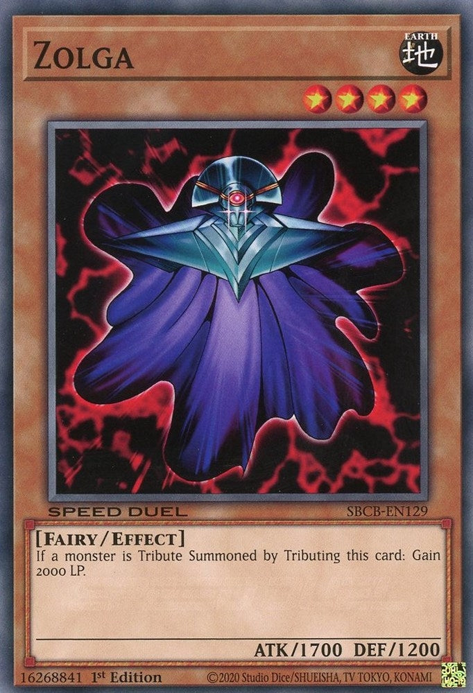 Image for Zolga (SBCB-EN129) (SBCB) - YuGiOh