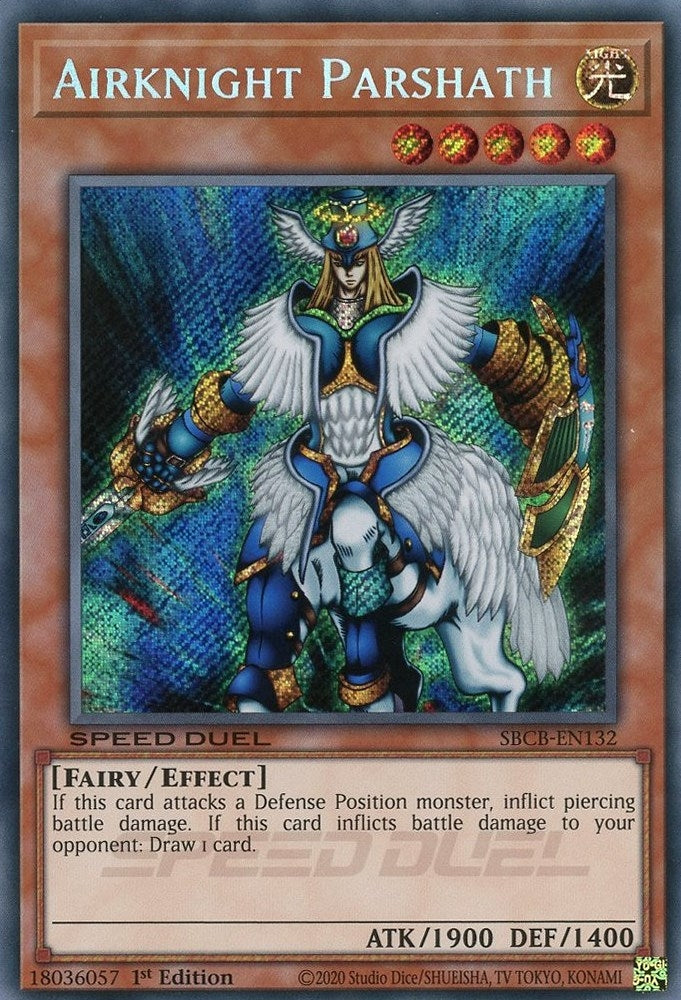 Image for Airknight Parshath (Secret) (SBCB-EN132) (SBCB) - YuGiOh