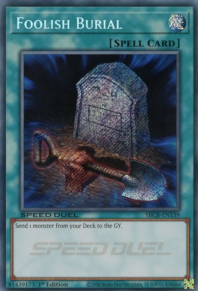 Image for Foolish Burial (Secret) (SBCB-EN139) (SBCB) - YuGiOh