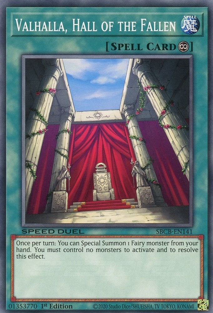 Image for Valhalla, Hall of the Fallen (SBCB-EN141) (SBCB) - YuGiOh