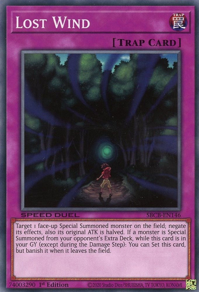 Image for Lost Wind (SBCB-EN146) (SBCB) - YuGiOh