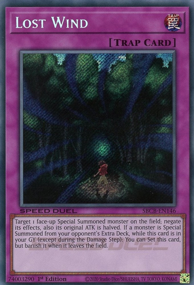 Image for Lost Wind (Secret) (SBCB-EN146) (SBCB) - YuGiOh