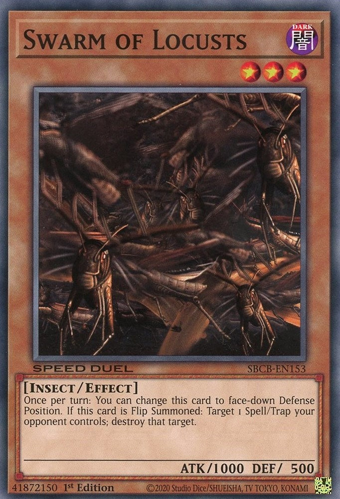 Image for Swarm of Locusts (SBCB-EN153) (SBCB) - YuGiOh