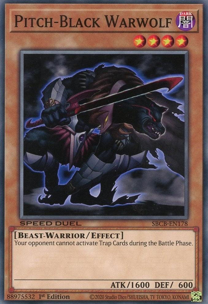 Image for Pitch-Black Warwolf (SBCB-EN178) (SBCB) - YuGiOh