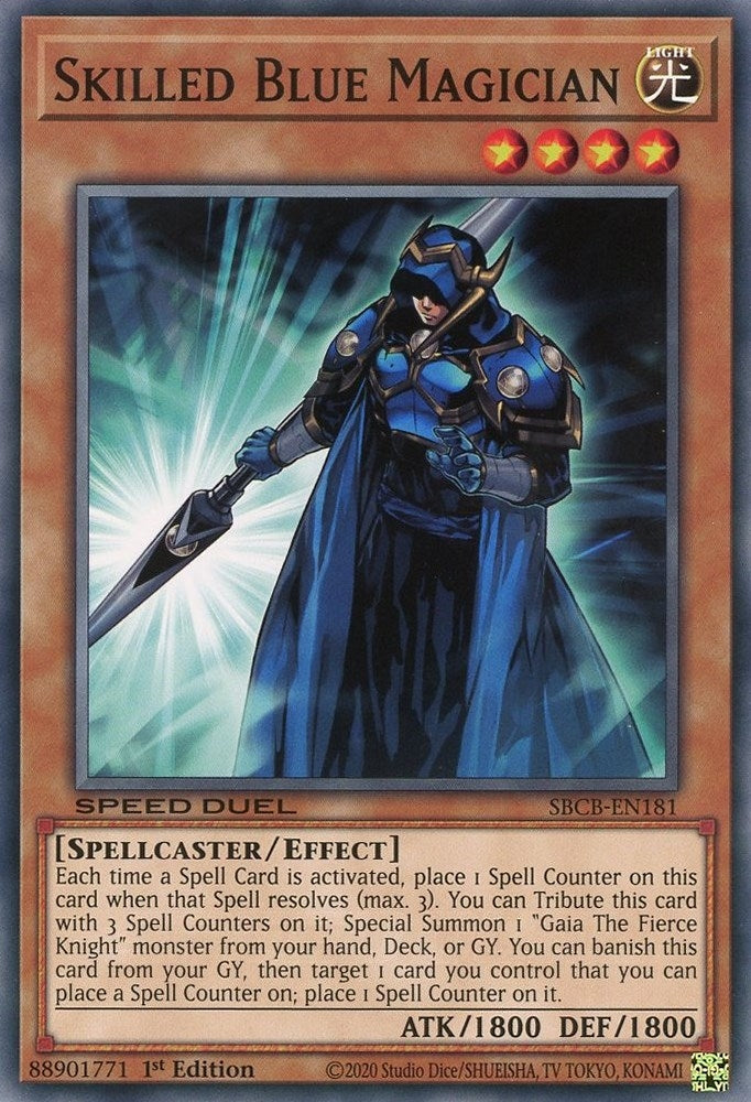 Image for Skilled Blue Magician (SBCB-EN181) (SBCB) - YuGiOh