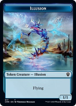 Image for Illusion // Plant Double-Sided Token (17 // 21) (Commander Legends) - Magic: The Gathering