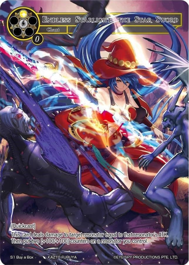 Image for Endless Starlight, the Star Sword (S1 Buy a Box 1) (Promo Cards) - Force of Will