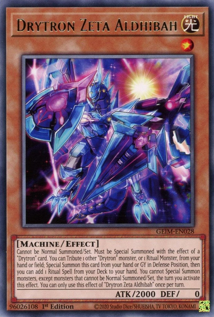 Image for Drytron Zeta Aldhibah (GEIM-EN028) (GEIM) - YuGiOh