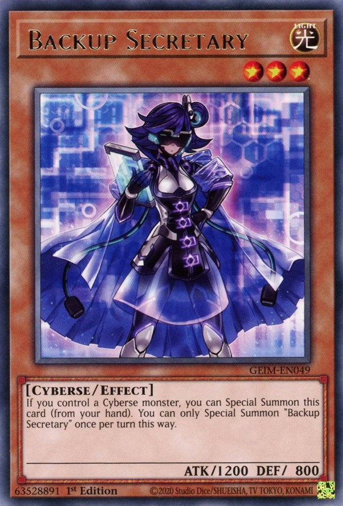 Image for Backup Secretary (GEIM-EN049) (GEIM) - YuGiOh