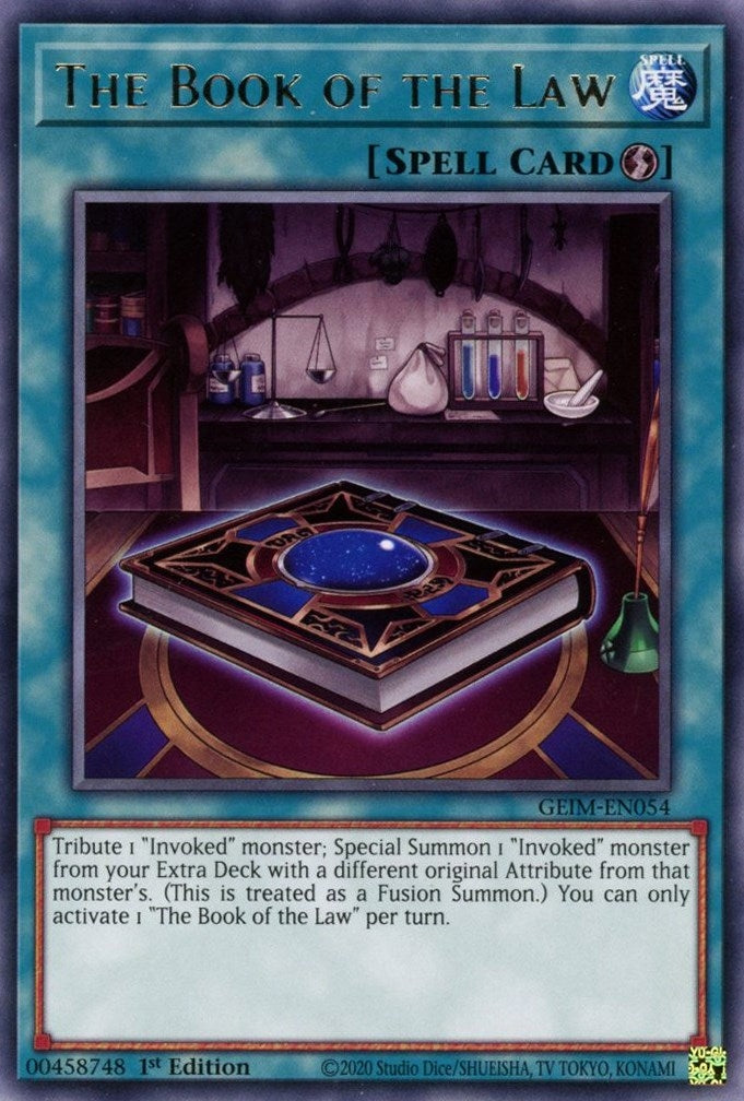 Image for The Book of the Law (GEIM-EN054) (GEIM) - YuGiOh