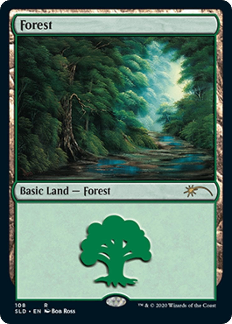 Image for Forest (108) (Bob Ross) (108) (Secret Lair Drop Series) - Magic: The Gathering